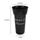 Round flower barrel large [black] 1; see sku description