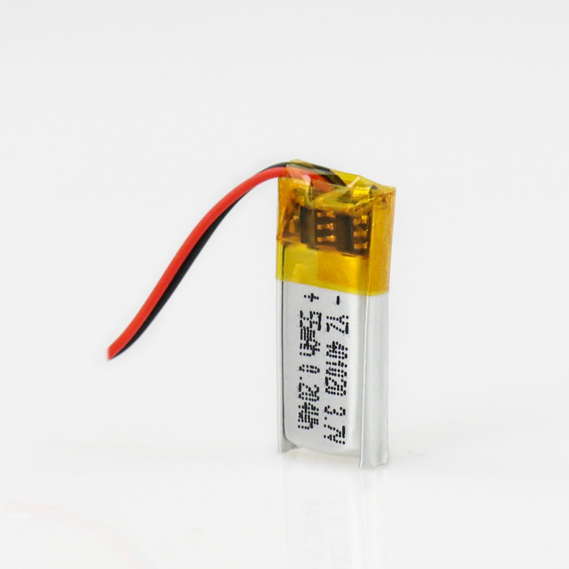 401020 55mah 3.7V聚合物锂电池录音定位器挂脖式蓝牙耳机