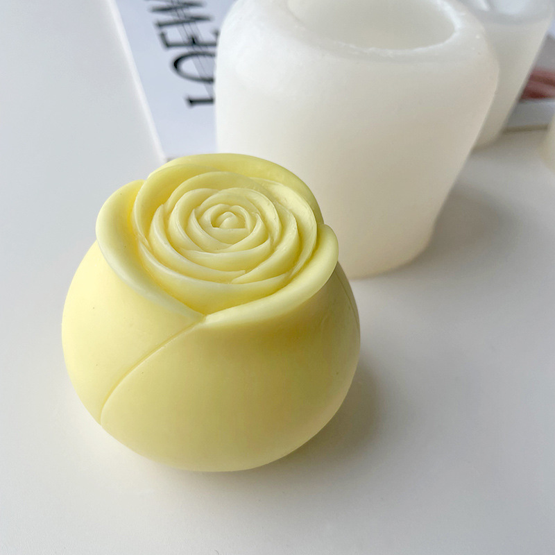 複数の花のシリカゲル金型diyチョコレートの砂糖バラの花の滴ゴム香薫石膏ろうそく金型|undefined