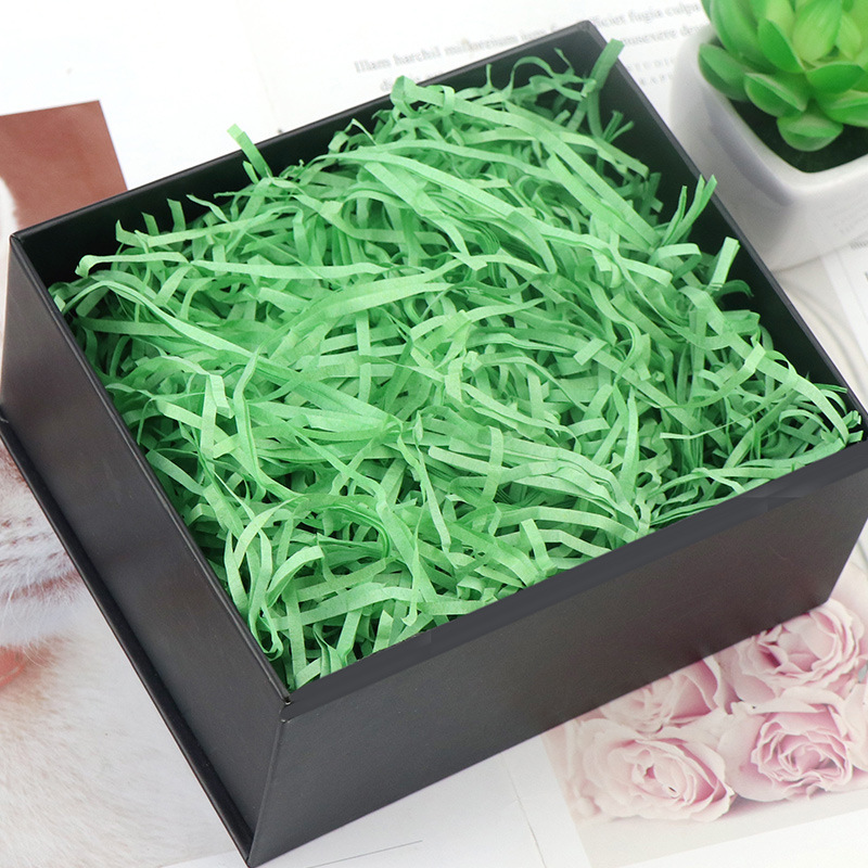 Rafi grass shredded paper 1kg factory wholesale gift box decoration Valentine's Day fruit filling color paper