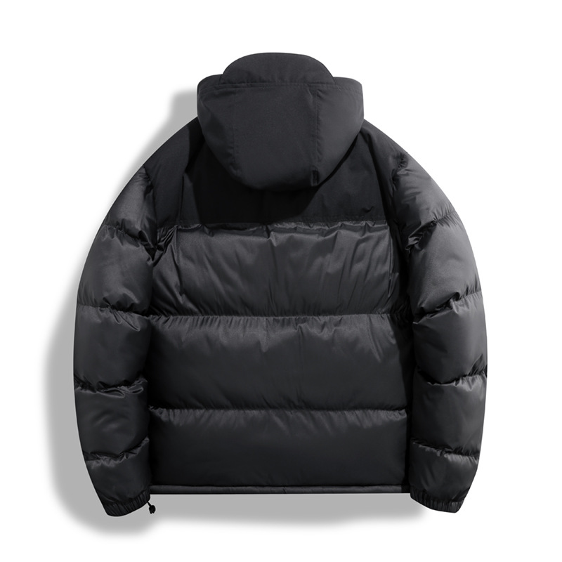Winter New hooded cotton-padded coat couple's windproof thickened warm warm warm coat fashionable trendy loose cotton-padded coat