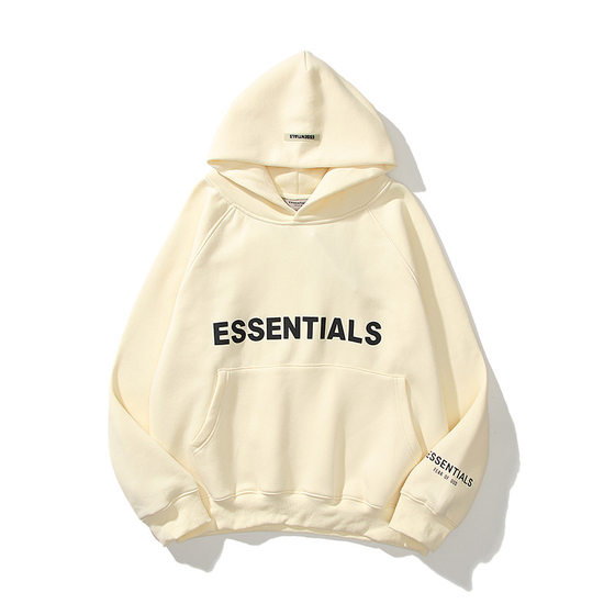 FEAR OF GOD double-line ESSENTIALS new fleece-lined sweater trendy brand letter men's and women's hoodie F