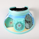 Blue children's fan cap charging line long battery life