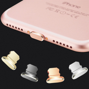 Aplicable a Apple x enchufe de polvo iphone x metal xs max teléfono móvil universal enchufe de carga 8p enchufe de datos