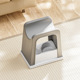 Gray stool 29.5*20*27.5