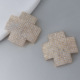 Cross Chest Sticker-Gold