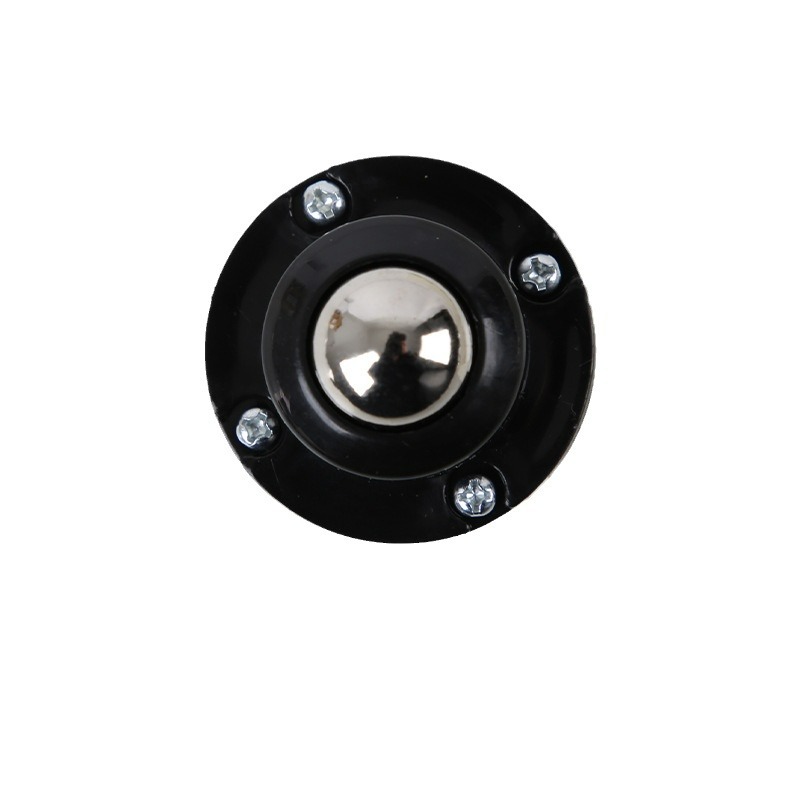 Patent stainless steel universal wheel electric caster black base adhesive pulley coffee table furniture ball wholesale