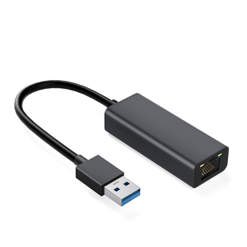 Network Card 100 Gigabit USB to Network Port Wired Ethernet Computer External usb Network Card Cross-border Network Converter