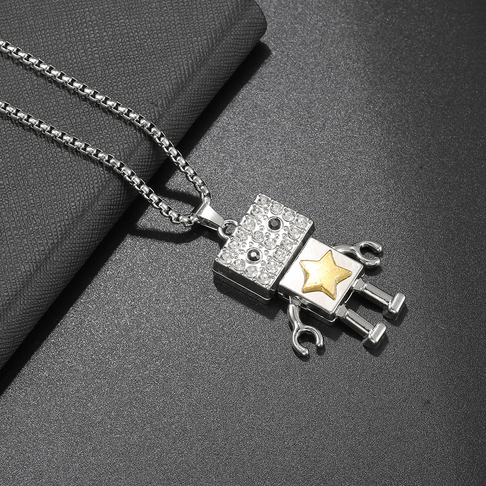 Small robot with drill