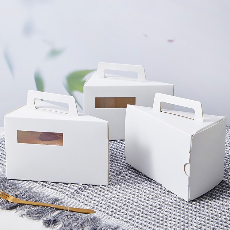 Mousse Triangle Slices West Point Cake Cuts Carton Afternoon Tea Dessert Packing Box Sandwich Packing Box