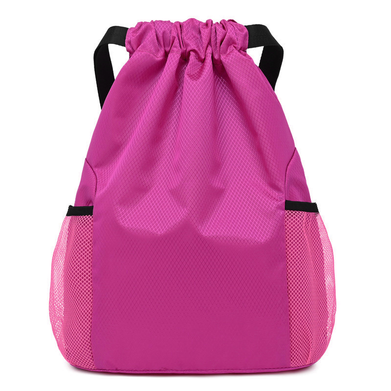 Fixed LOGO Drawstring Pocket Backpack Men's and Women's 2022 New Arrival Backpack Large Capacity Drawstring Fitness Basketball Bag