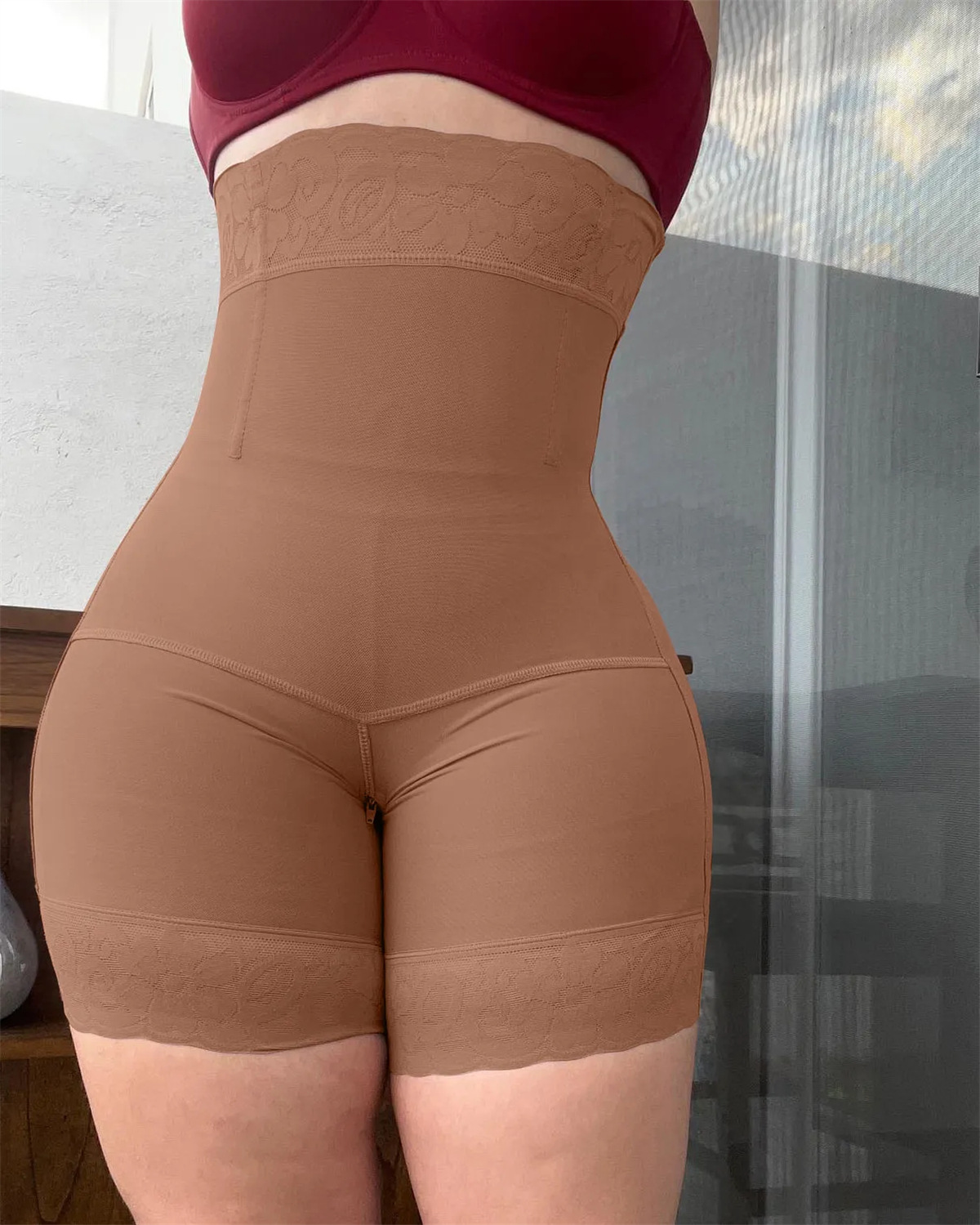 Foreign trade one-piece corset Butt Lifter Shapewear Control Panty cross-border hip-lifting pants_voghion.com