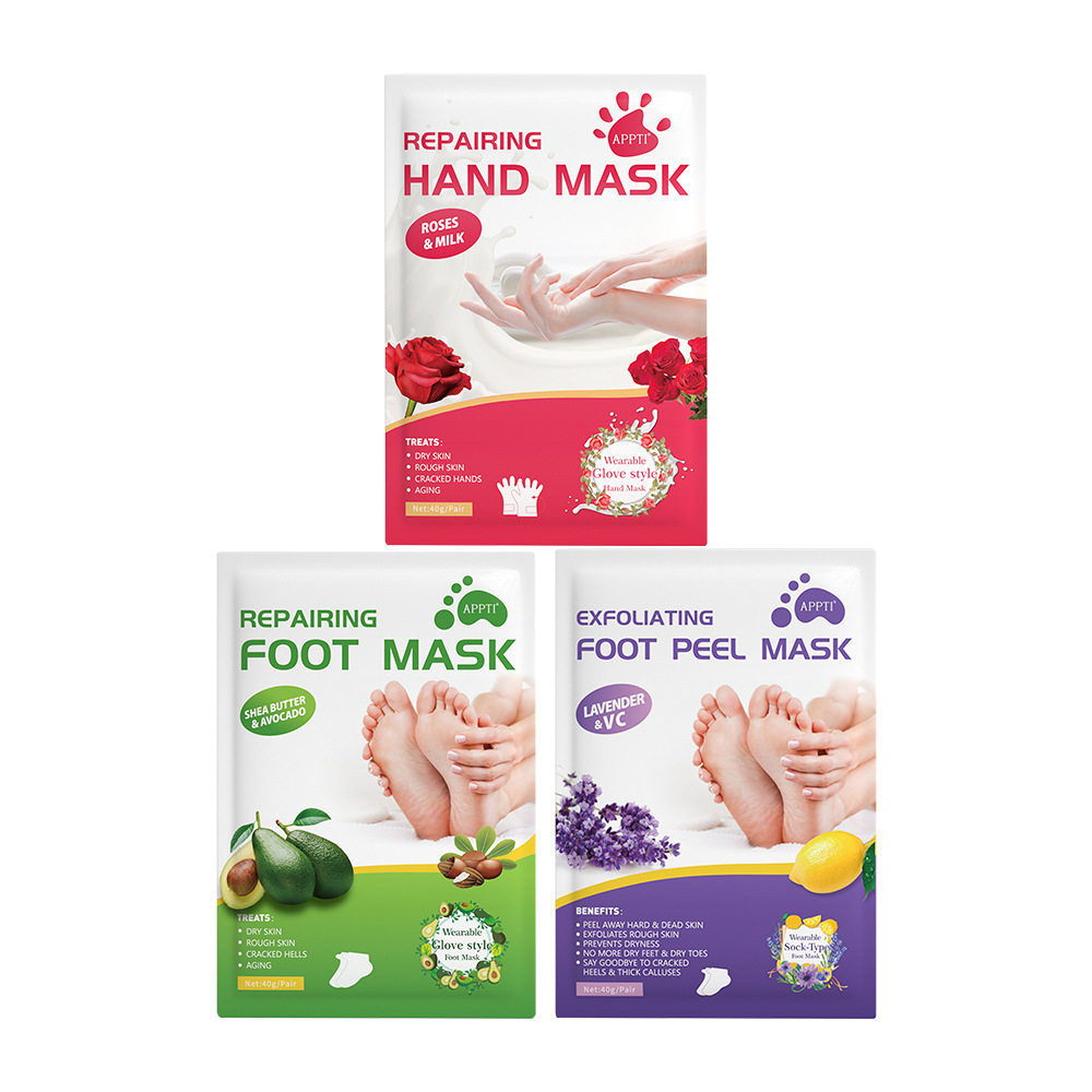  Hand mask Foot mask exfoliating moisturizing Foot mask rose milk Hand mask Hand mask Hand mask 