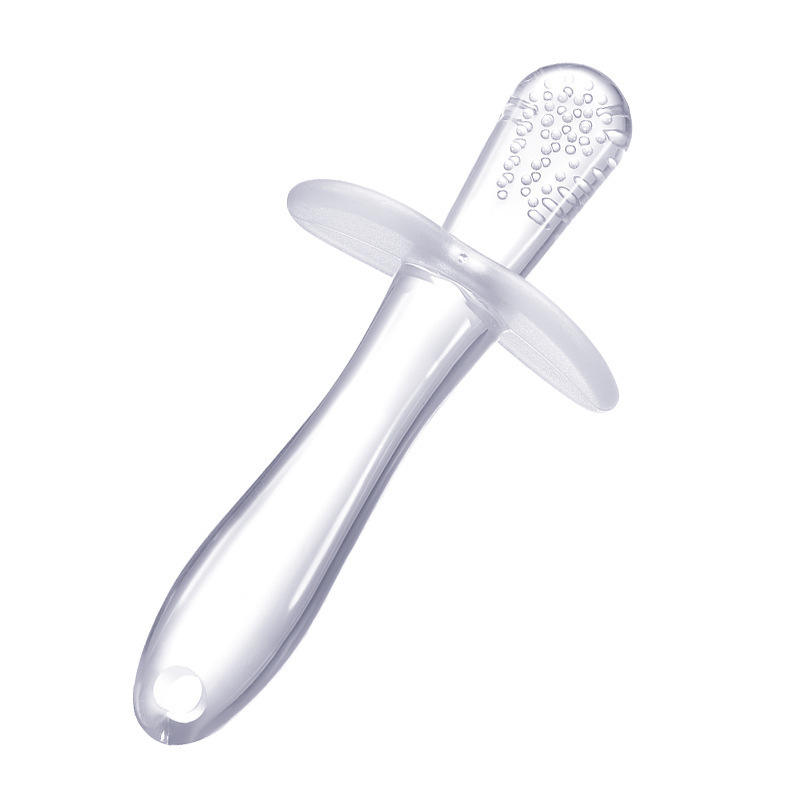 Baby teeth grinding stick baby teeth grinding stick baby non-toxic silicone teeth grinding device Children's chewing toy