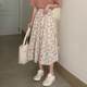 Skirt A- Shaped Flower Fairy Super Fairy Mori Style Fairy Fresh and Slimming Elegant Long Skirt 2024 Summer