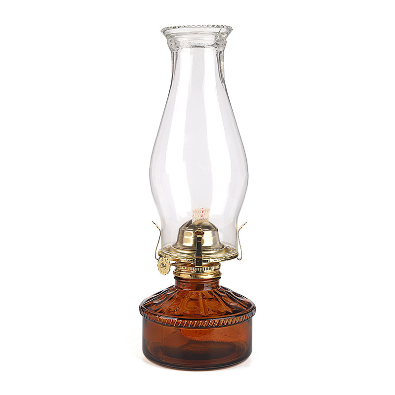 Export classic ink bottle glass kerosene lamp butter lamp paraffin oil indoor and outdoor atmosphere lighting rendering