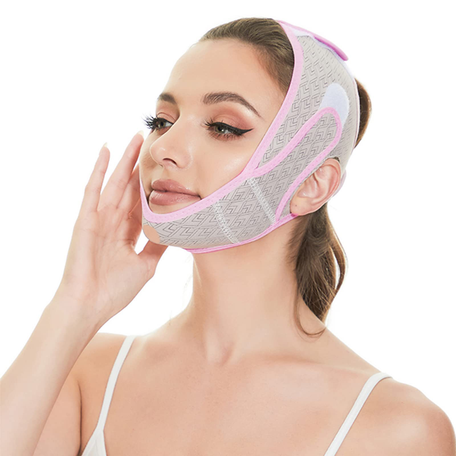 V-Shaped Mask Anti-Wrinkle Mask Reusable Double Chin Reducer Chin LIFT Mask Face Strap