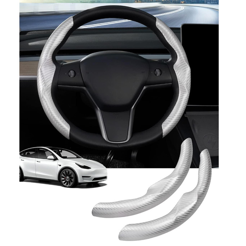 Aplicable a la nueva versión de Tesla y Mao Dou model3model ya gamuza ultrafina cubierta del volante especial que absorbe el sudor