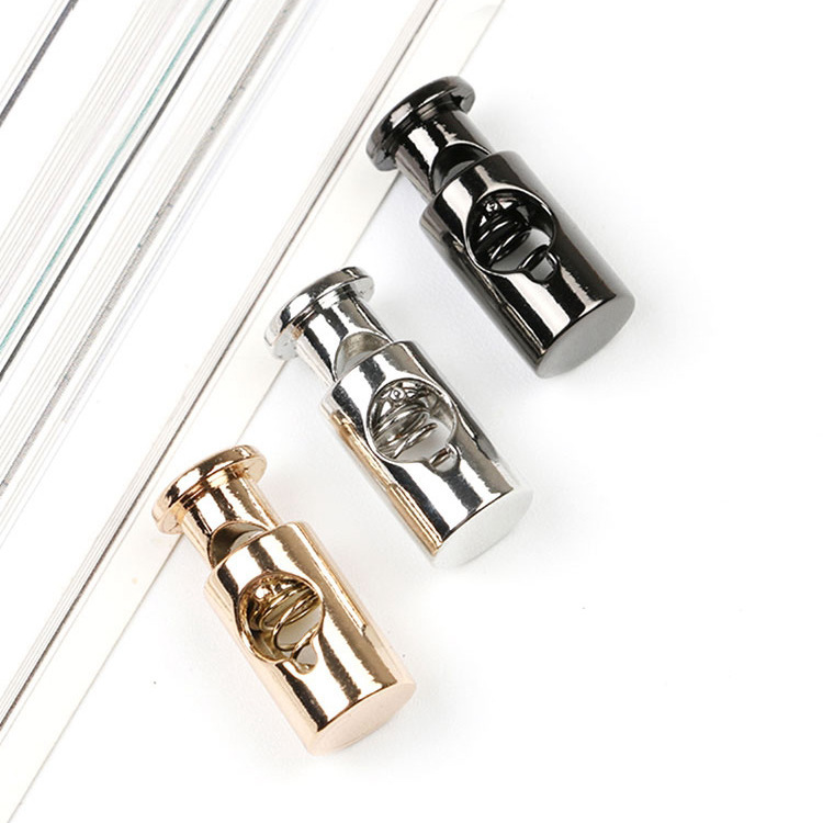 Wholesale metal spring button hat buckle sweater elastic adjustment buckle versatile tie-free shoelace buckle drawstring buckle spot
