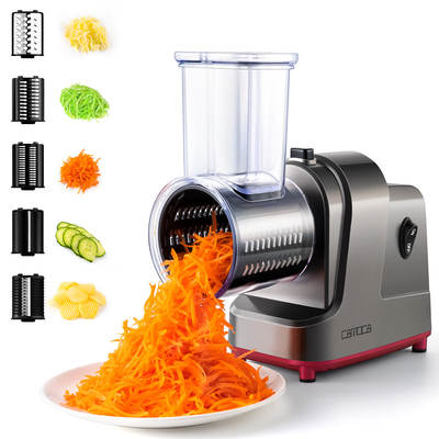 Kitchen Vegetable Cutter Electric Multifunctional Vegetable Shredded Potato Sliced Household Vegetable Cutter Electric Vegetable Cutting Artifact