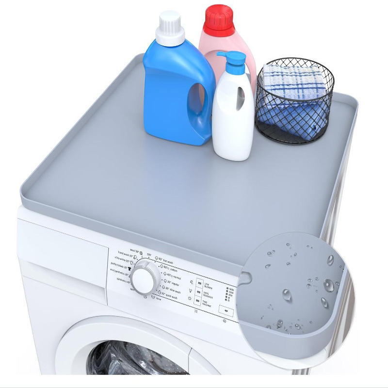 New washing machine silicone protective pad dryer top pad waterproof dustproof storage pad multi-purpose silicone mat
