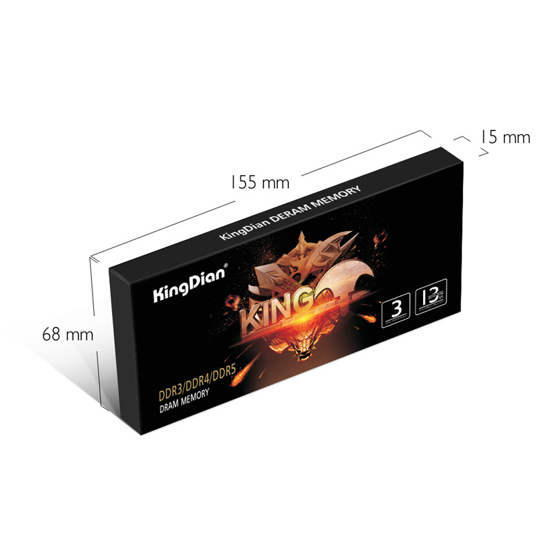 DDR5 Computer Desktop Memory 8G 16G 32G 4800 5600 6000 Gold Kingdian