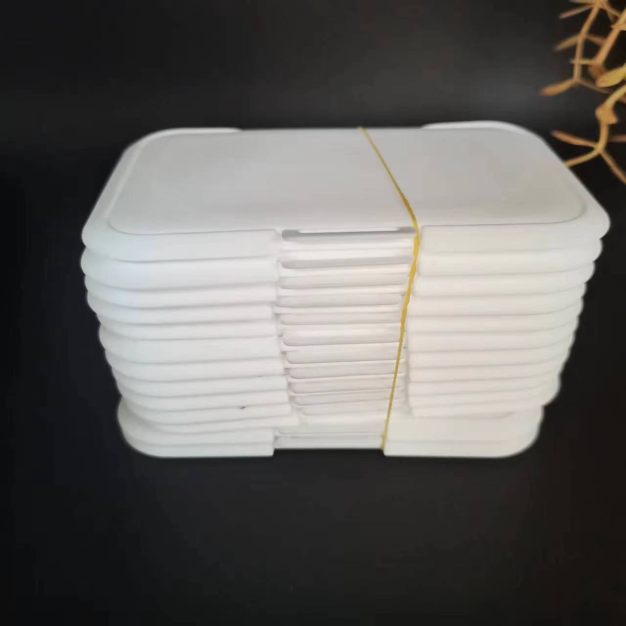 Pomen 120mm77mm Light Luxury Baby Wipes Wet Paper Cover pp Original Rice Plastic Flip Cover Anti Mosquito Plastic Cover