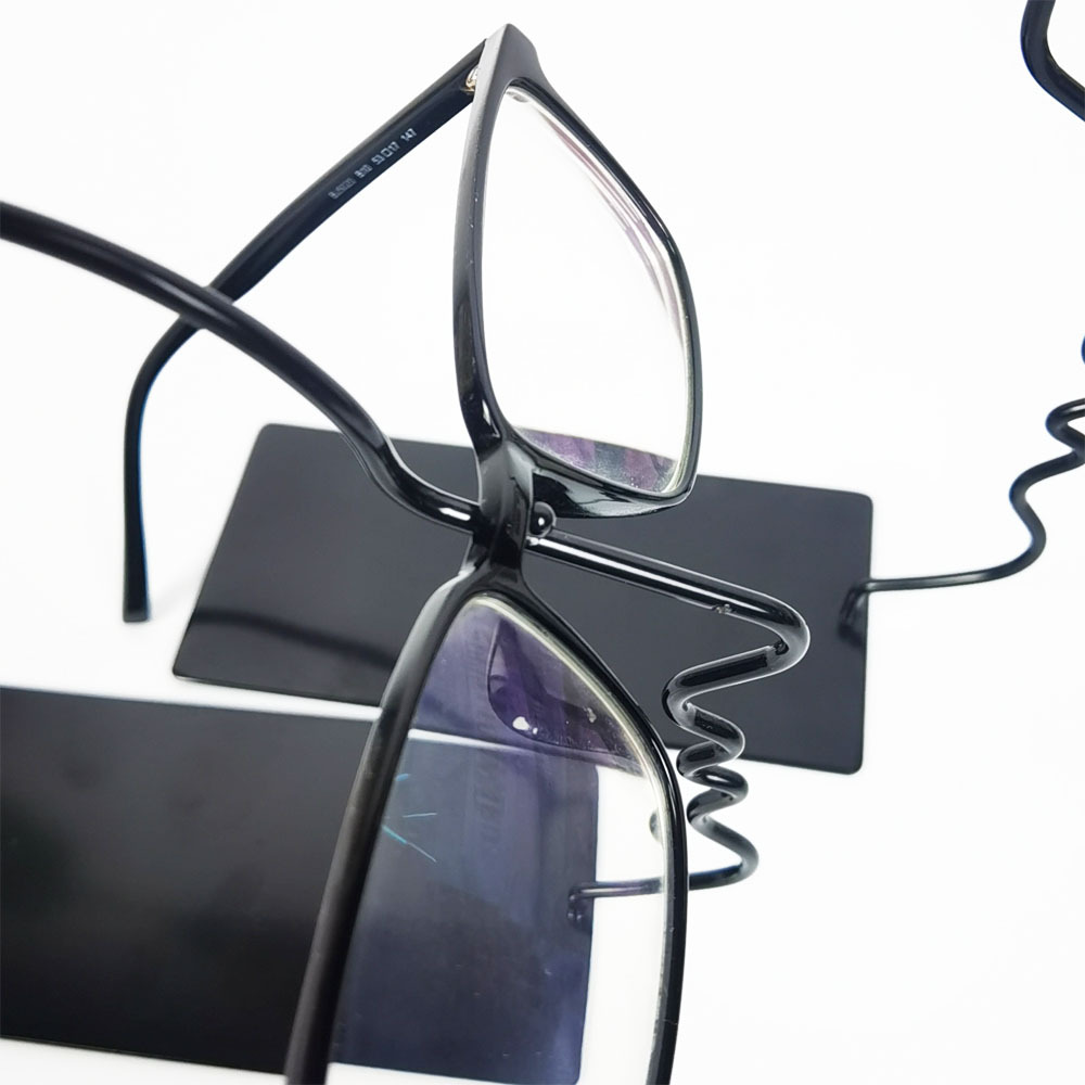Modern Simple Three-Dimensional Desktop Iron Crafts Ornaments Glasses Frame Metal Crafts Window Soft Decoration Ornaments