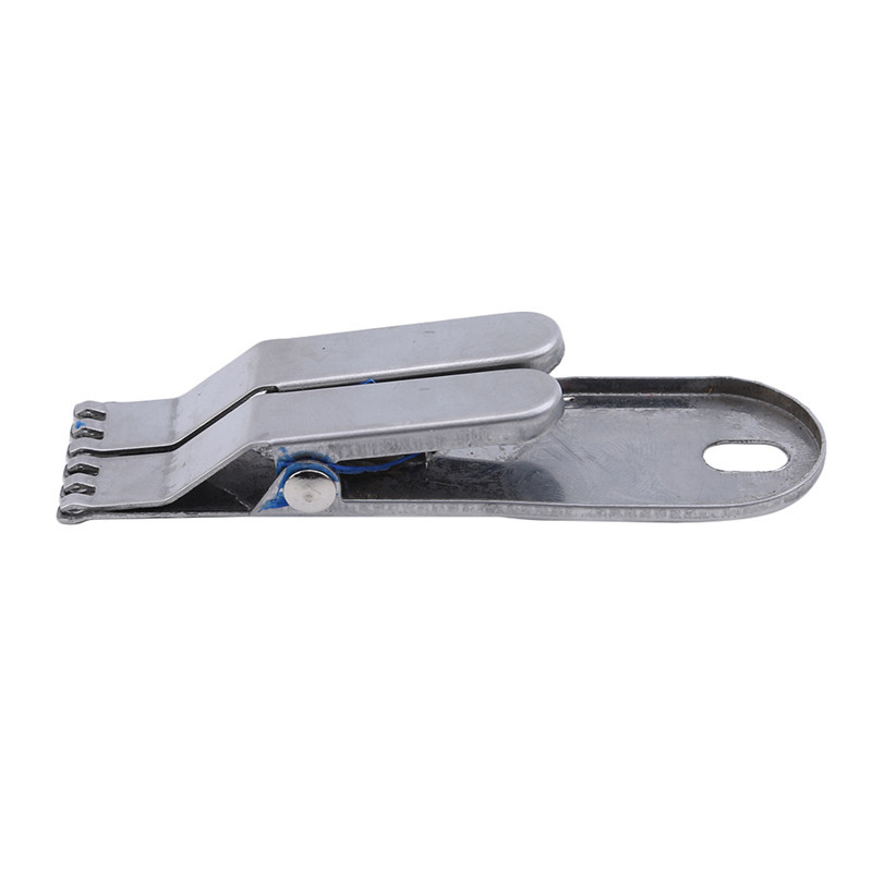 Portable red worm earthworm clip stainless steel bait device live maggots hook clip fishing accessories bait hanger