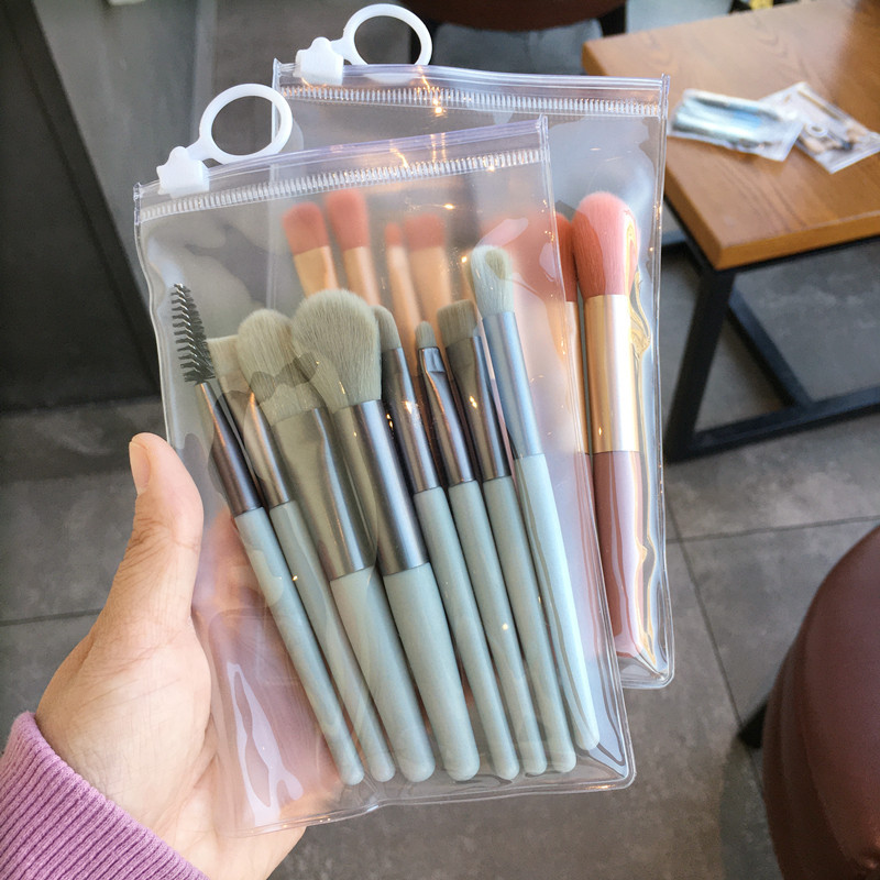 8 mini makeup brush set ins eyeshadow brush foundation blush brush novice soft hair set brush beauty tools