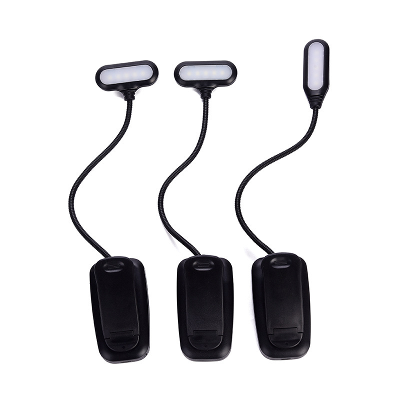 LED dimming hose small desk lamp mini book Clip lamp USB charging eye protection reading desk lamp