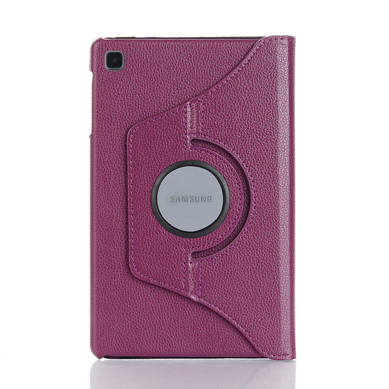 Cross-border applicable Samsung A7lite8.7 flat panel protective cover rotating T220 litchi pattern T225 leather cover 8.7 inch