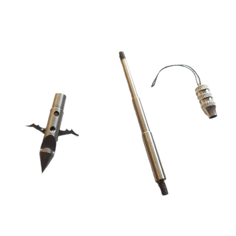 Shooting dart 440C nightmare flying shark with strong magnetic tail deep water fish label shooting fish arrow fishing dart into the water stable