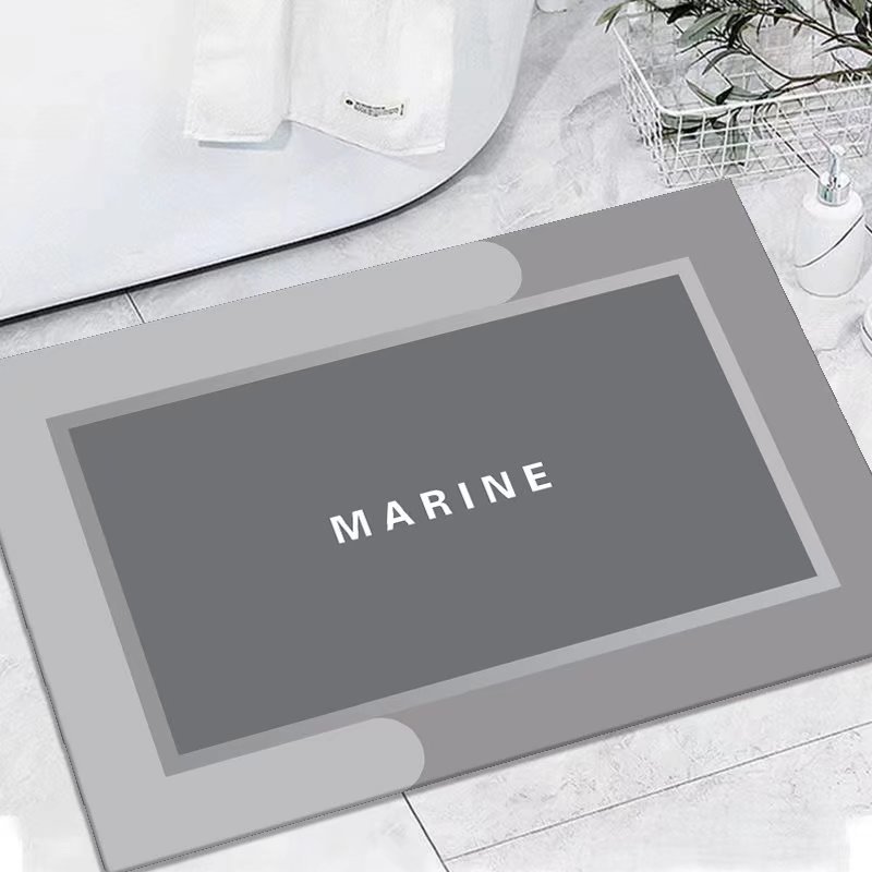Diatom mud absorbent floor mat soft mat toilet toilet door floor mat bathroom carpet bathroom non-slip quick-drying floor mat