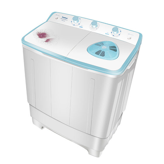 Zhigao semi-automatic washing machine household small mini rental double barrel double cylinder impeller