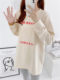 Pregnant Women's Dress Spring and Autumn Outgoing Left and Right Opening Breastfeeding Long Sleeve T-shirt Loose Large Size Pregnant Women's Breastfeeding T-shirt