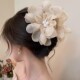 Beige Pearl Petal Clamp