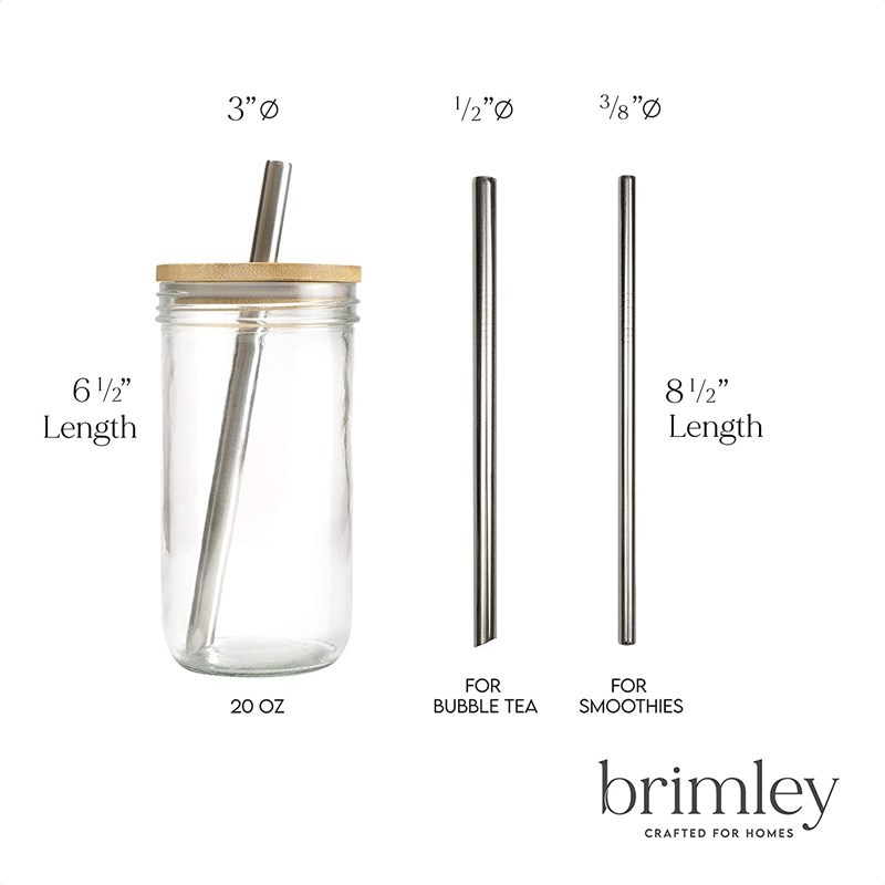 Amazon Cross Border Hot Sale 24oz Beverage Juice Cup Mason Jar Straw Glass Cup Coffee Bubble Tea Cup