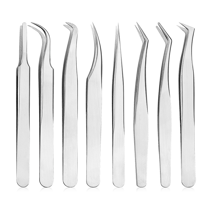 False eyelash tweezers grafting eyelash tweezers eyelash tweezers flowering golden feather clip eyelash clip eyelash tools wholesale
