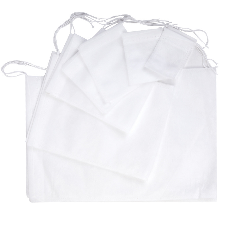 Full Size Non-woven Tea Bag Bag Disposable Bag Decocting Medicine Bag Drawstring Filter Bag Seasoning Halogen Bag