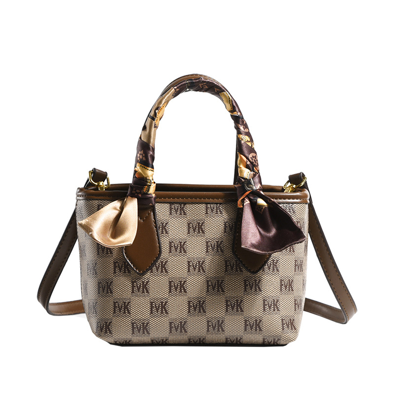 High-end Women's Bag 2023 New Fashion Printed Small Handbag Tote Bag All-match Casual Shoulder Crossbody Bag