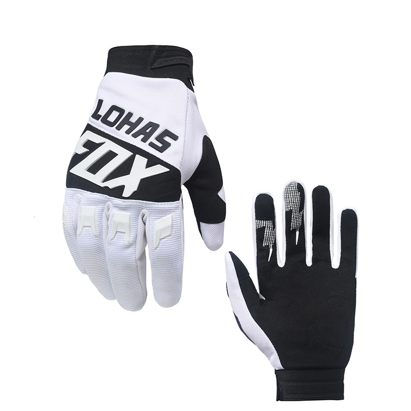 Mănuși antiderapante LOHASFOX cu ecran tactil cu 16 culori pentru sporturi în aer liber, motocross, cu degete lungi, rezistente la uzură_voghion.com