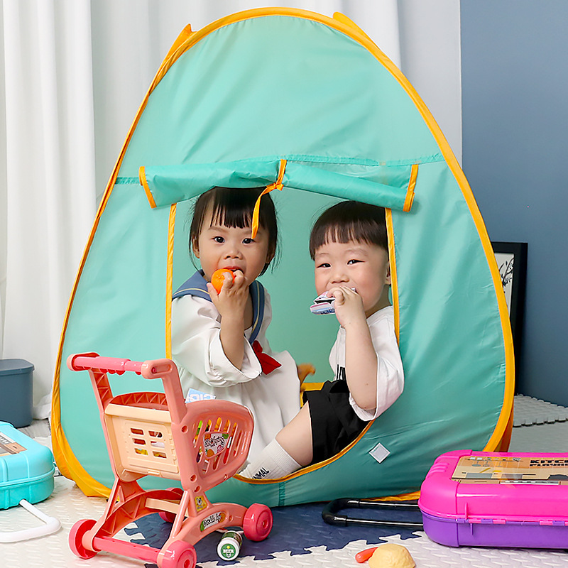 Cross-border children's simulation tent outdoor camping picnic game toy House food play house tent toy distribution