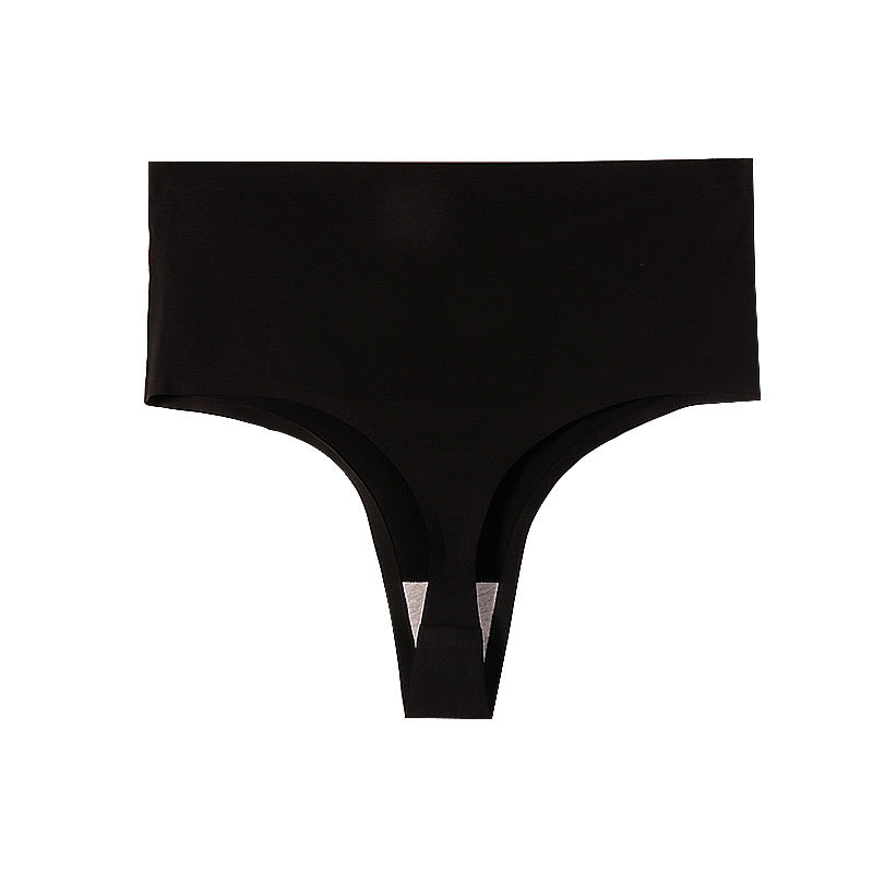 Women's Fitness T-pants one-piece seamless thong plus size high waist belly contracting European and American cross-border e-commerce cotton crotch underwear