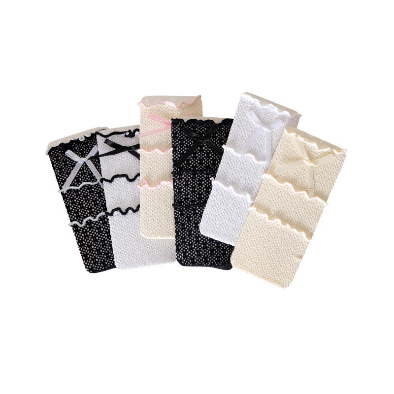 Girls Socks Spring and Summer Lolita Lace Socks Korean Style Three-Layer Lace Bow Lace Girls Pile Princess Socks