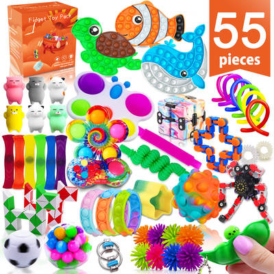 Cross-border new vent decompression blind box set puzzle DIY combination countdown calendar blind box pinch music toy