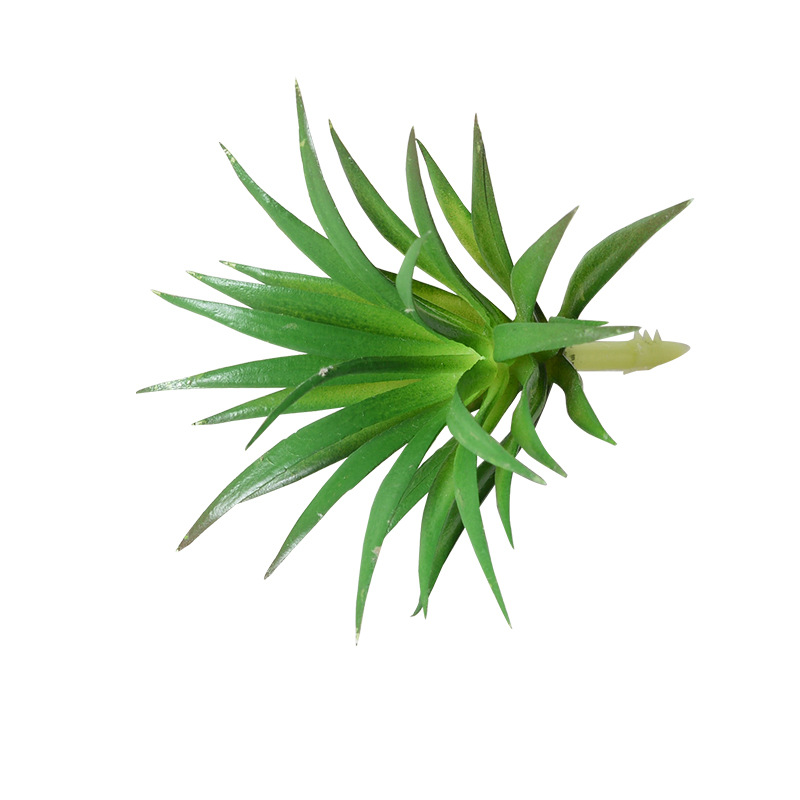Simulation succulent bonsai flocking mini artificial fake succulent accessories green plant wall DIY home decoration ornaments