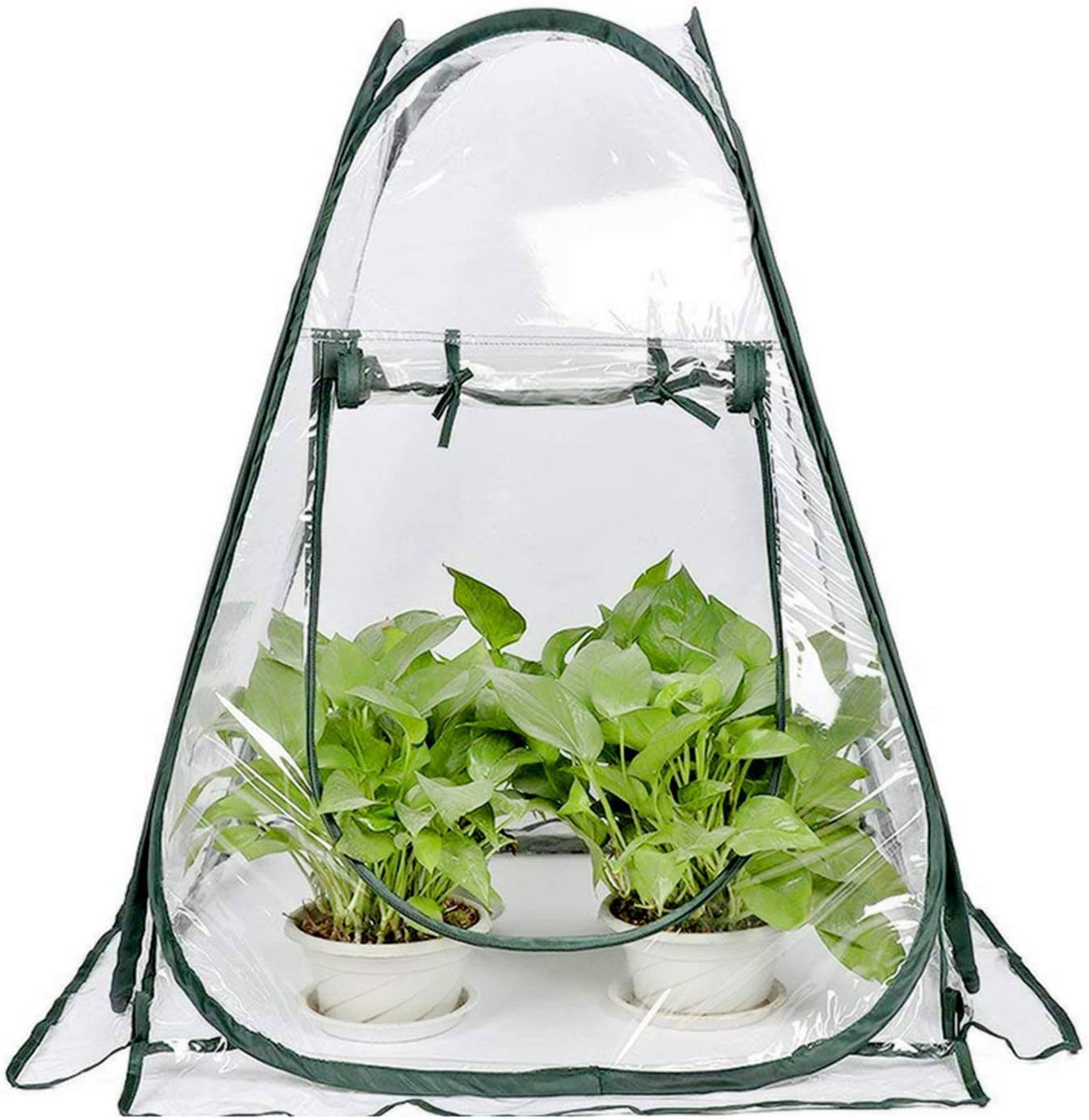 Transparent foldable home gardening greenhouse greenhouse mini Sunshine Room balcony garden cover seedling plant protection cover