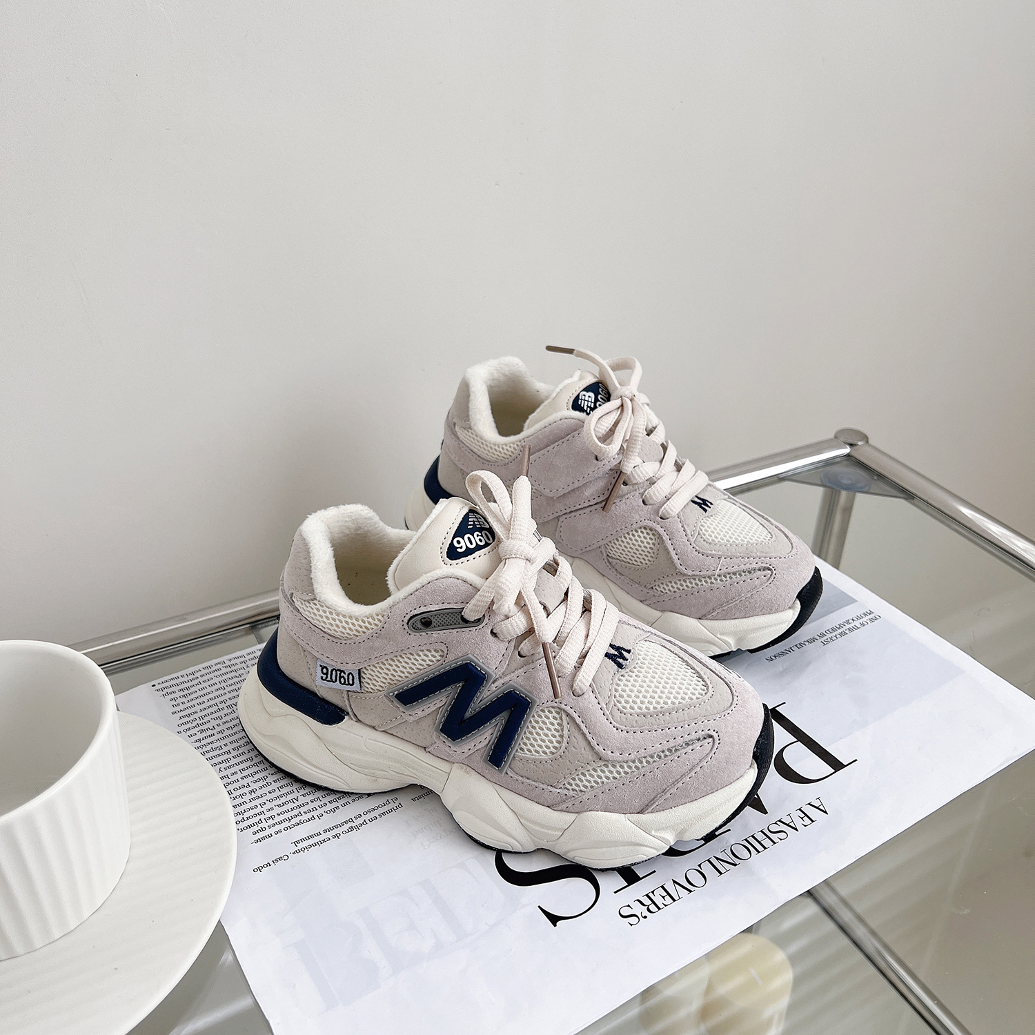 2023 Spring and Autumn New Children's Sneakers Girls Retro Mesh Torre Shoes Boys Casual Running Shoes