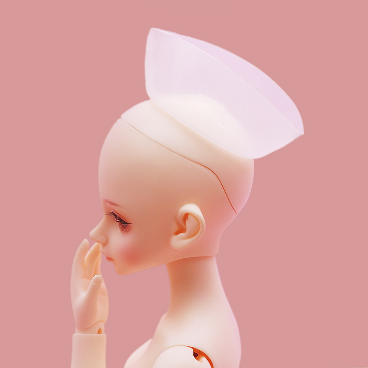 A variety of BJD headgear silicone headgear anti-staining small cloth 3 uncle 4 6 non-slip SD doll fixed wig